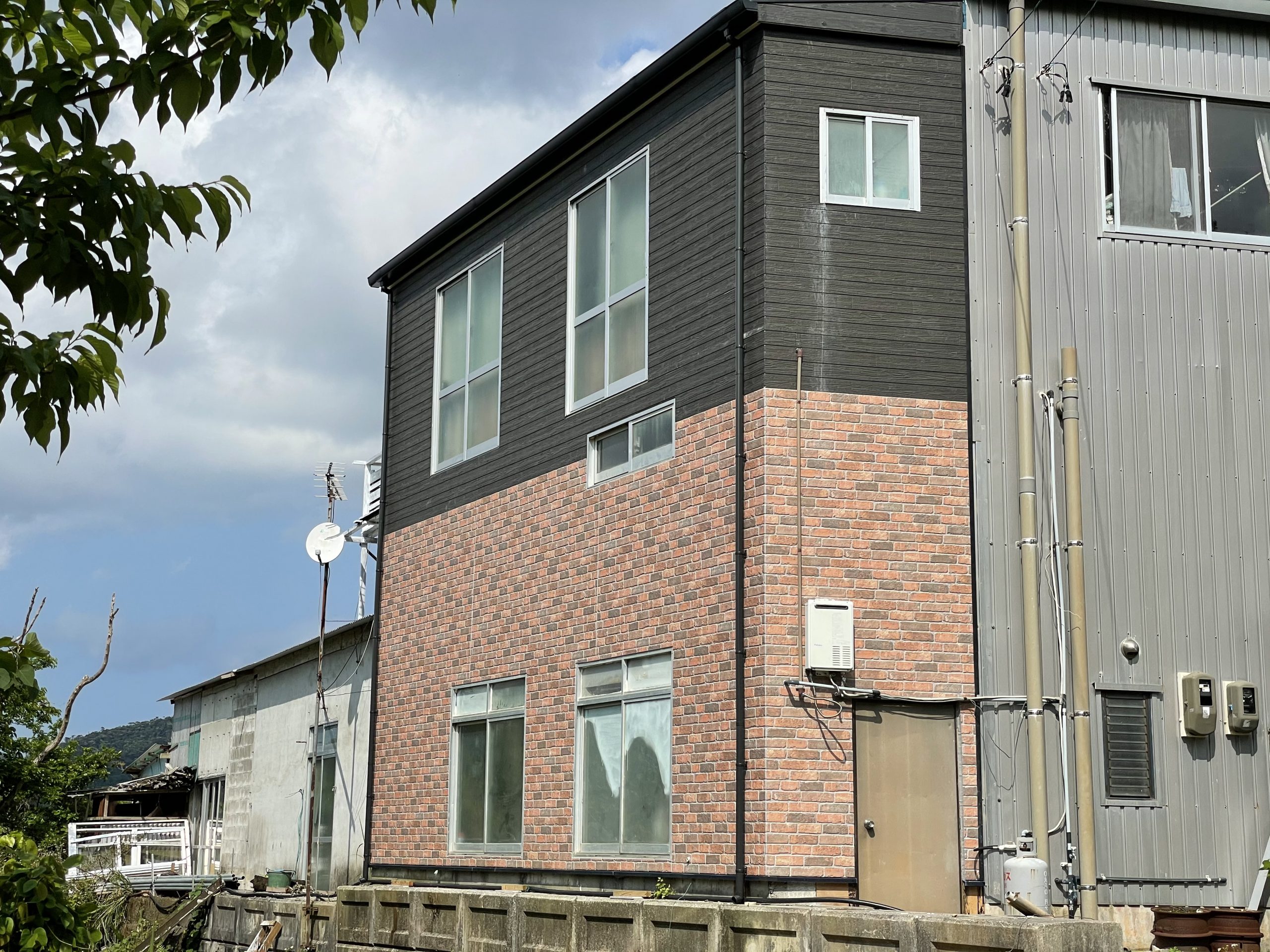 お洒落かっこいい ビンテージ西洋風 レンガ調の外壁 お洒落かっこいい ビンテージ西洋風 レンガ調の外壁