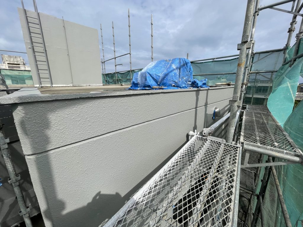 防水塗装工事 下地塗り~仕上げ塗り