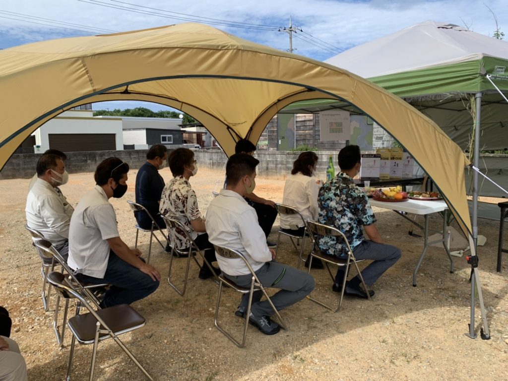 新築 木造平屋 P企業様 グループホーム 地鎮祭 国頭村